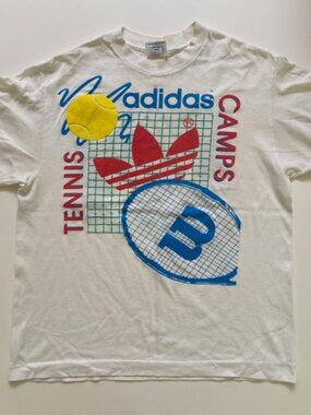 Vintage Adidas Tennis T-Shirt Size M